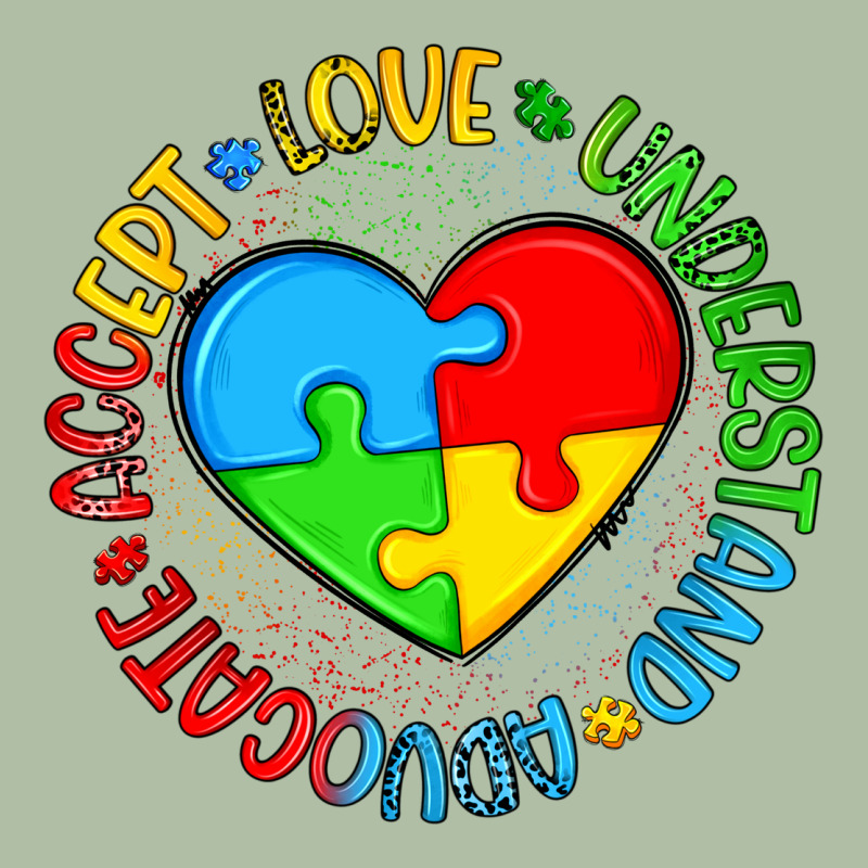 Autism Awareness Puzzle Heart Love Understand Advo Urban Heavy Tee by Artiststas | Teevron