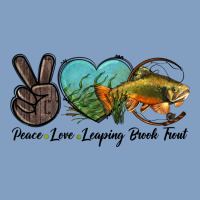 Peace Love Leaping Brook Trout Urban Hoodie | Teevron