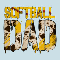 No Background Softball Dad Ladies Tee | Teevron