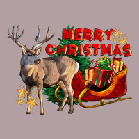 Merry Christmas Deer Vintage Hoodie | Teevron