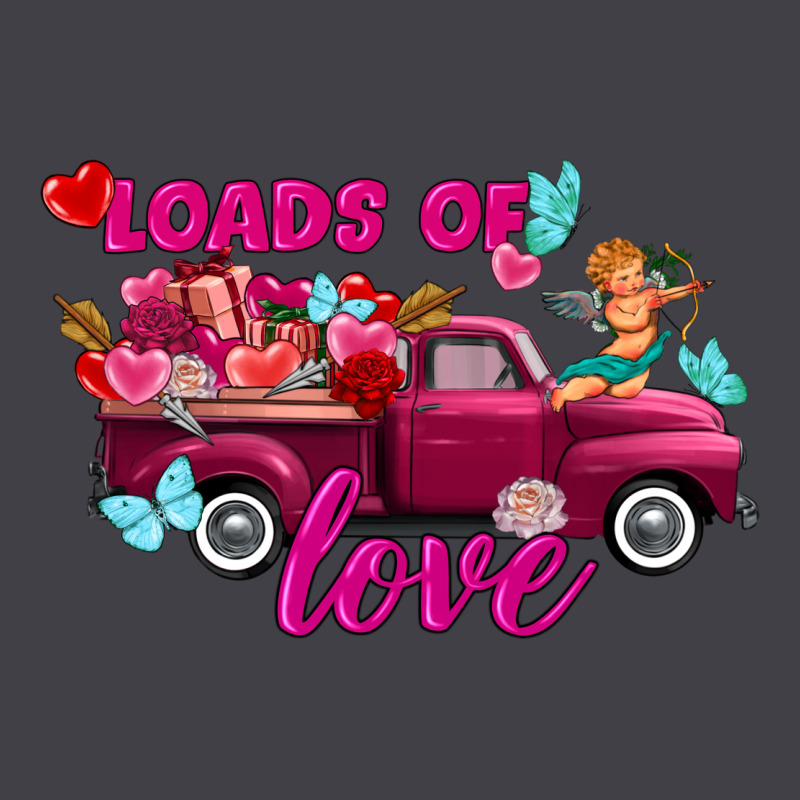 Loads Of Love Valentine's Day Truck Heavyweight Hoodie by FaDigitalArtStudio | Teevron