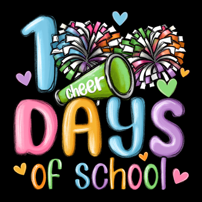 100 Days Of School Cheer Ladies Tee by MaliasSmallBusiness | Teevron