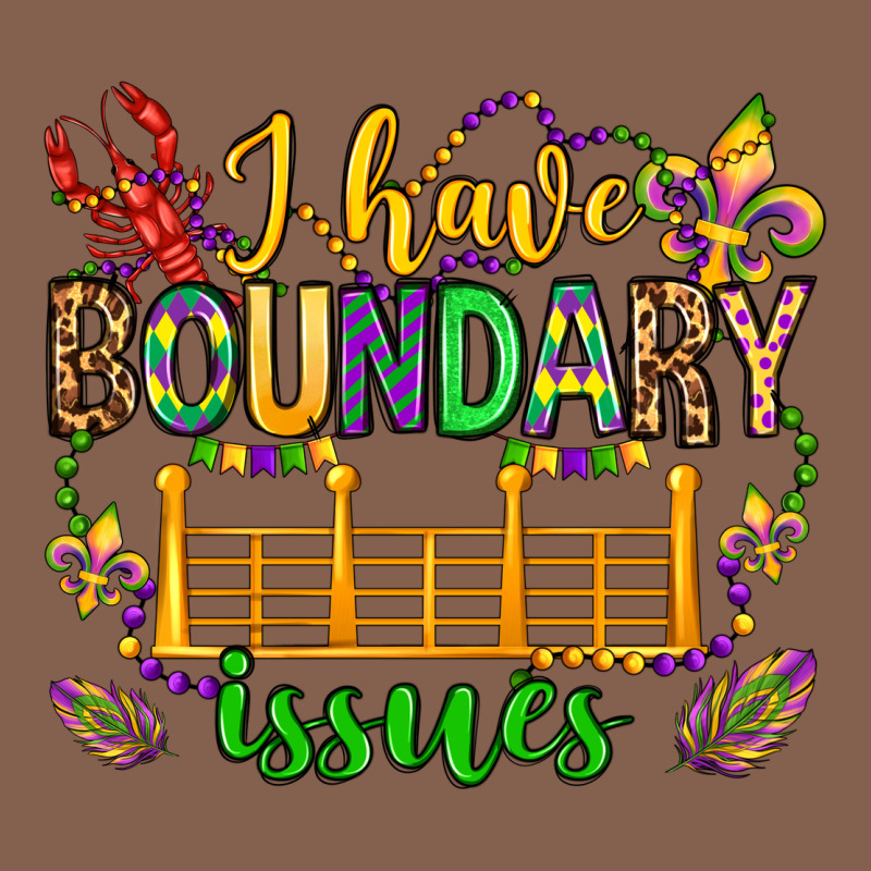 ı Have Boundary Issues Mardi Gras Olivia Zipper Hoodie by OliviaCreatesArt | Teevron