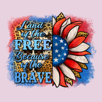 Patriotic Sunflower Land Of The Free Ladies Tee | Teevron
