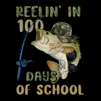 Reelin' In 100 Days Of School Ladies Tee | Teevron