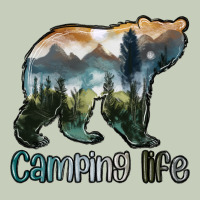 Camping Bear Ladies Tee | Teevron
