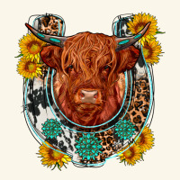 Western Leopard Cowhide Cow Horseshoe Premium Hoodie | Teevron