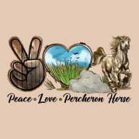 Peace Love Percheron Horse Urban Hoodie | Teevron