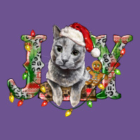 Russian Blue Cat Joy Vintage Tee | Teevron