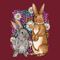 Bunnys Easter With Leopard Background Zipper Hoodie | Teevron