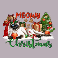 Siamese Cat Meowy Christmas Vintage Tee | Teevron