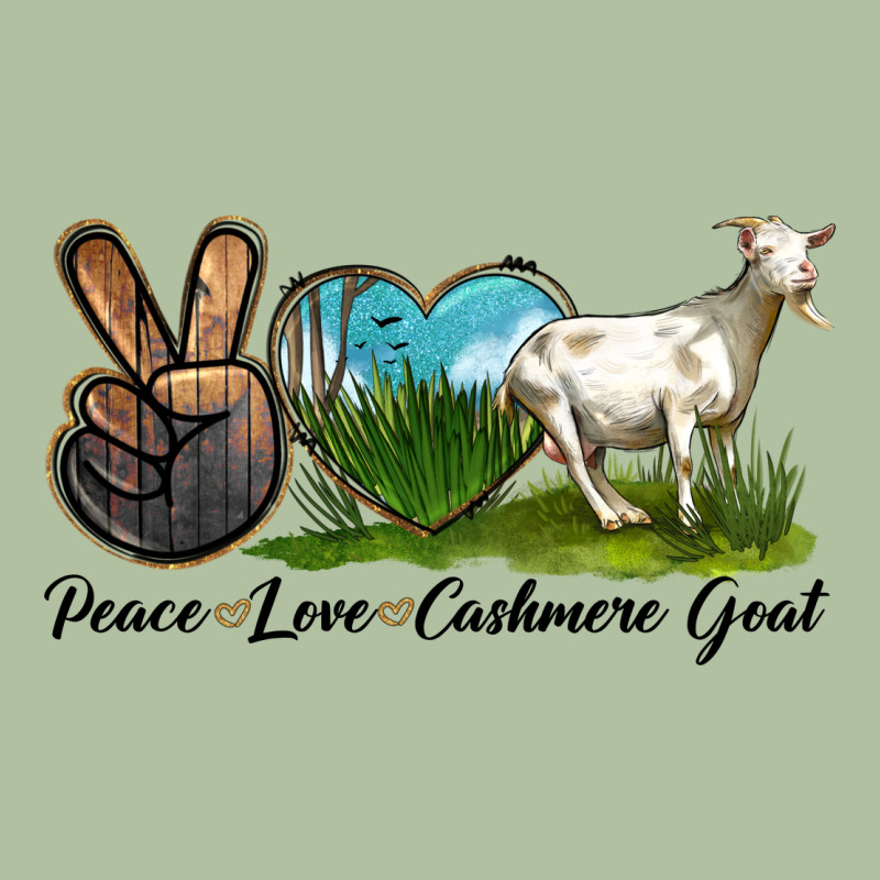 Peace Love Cashmere Goat Urban Hoodie by LillyAllenDesigns | Teevron