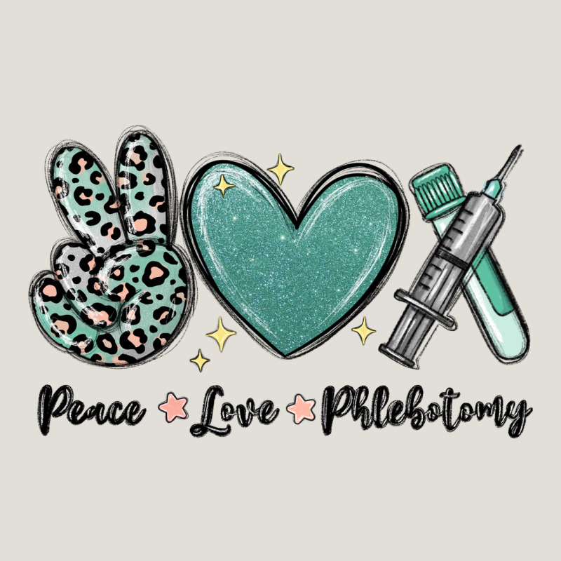 Peace Love Phlebotomy Heavy Core Tee by MaliasSmallBusiness | Teevron