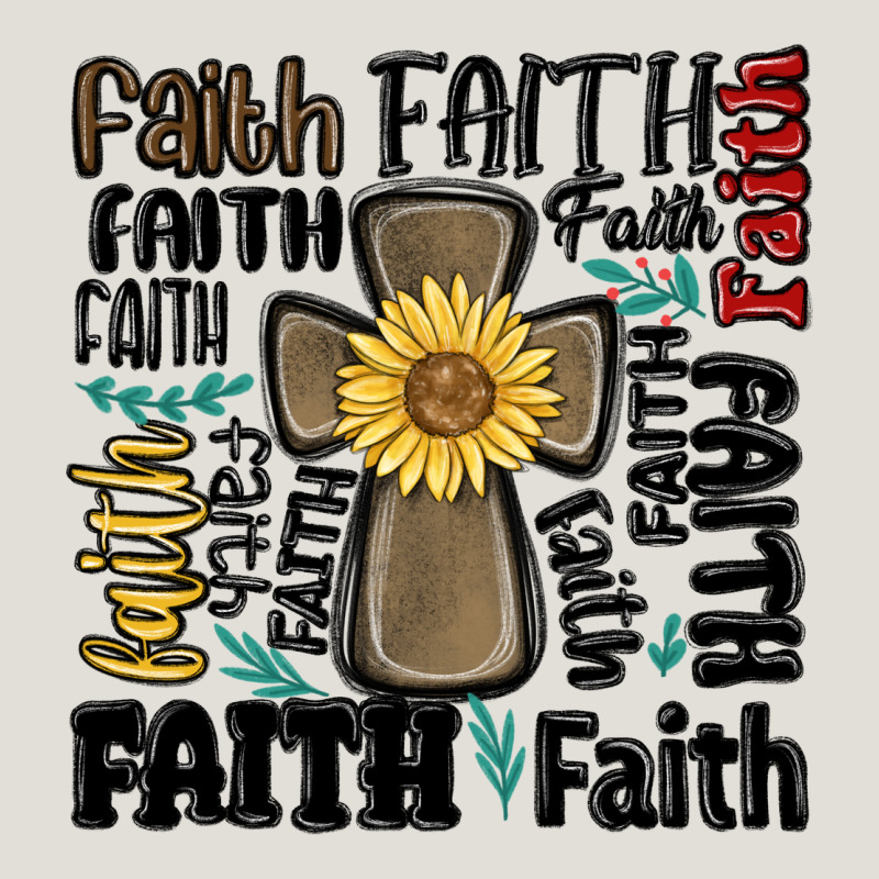 Faith Cross Heavy Core Tee by MaliasSmallBusiness | Teevron