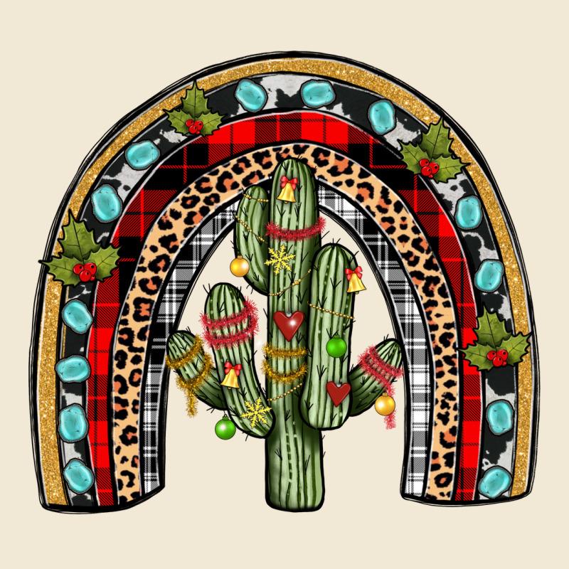 Christmas Cactus Rainbow Premium Tee by JahusDesignShop | Teevron