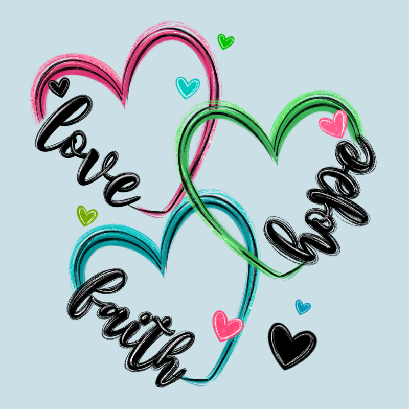 Faith Hope Love Ladies Tee by MaliasSmallBusiness | Teevron