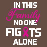 In This Family No One Fights Alone Cancer Survivor Long Sleeve Tee | Teevron