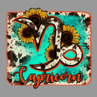 Capricorn Turquoise Cowhide Vintage Hoodie | Teevron