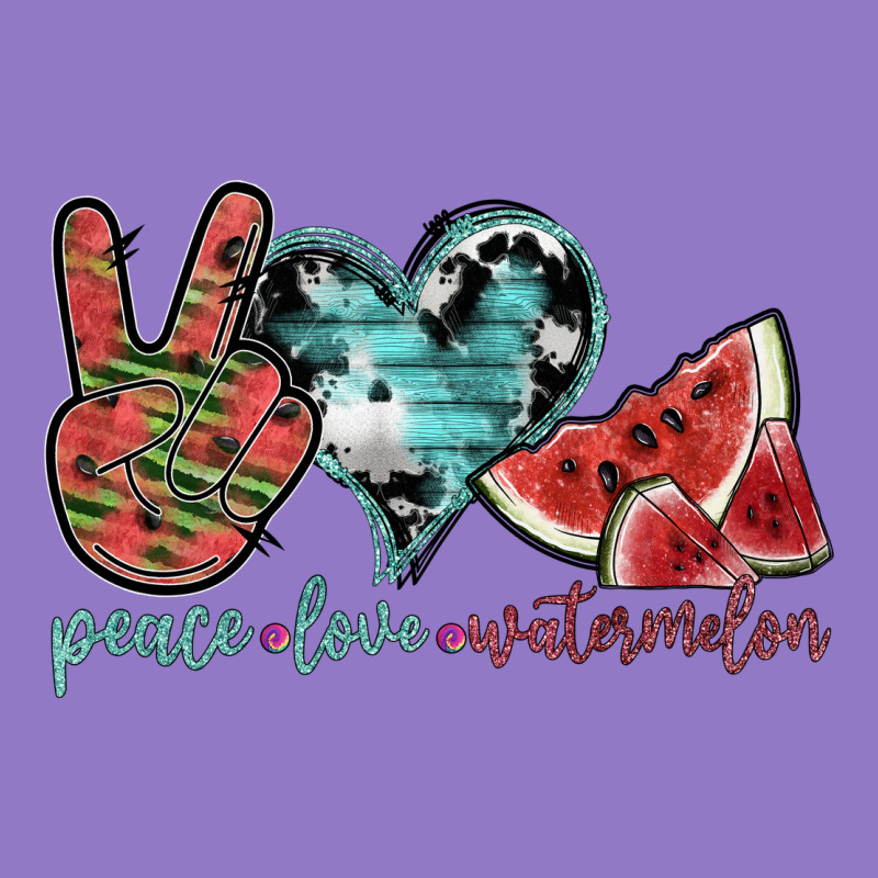 Peace Love Watermelon Urban Hoodie by SublimationCraftShop | Teevron
