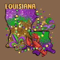 Mardi Gras Louisiana Map Premium Tee | Teevron