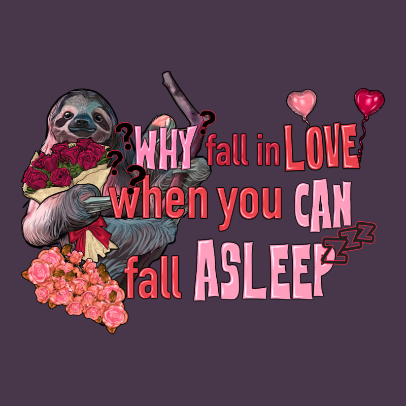 Sloth Why Fall In Love When You Can Fall Asleep Heavyweight Hoodie by FaDigitalArtStudio | Teevron