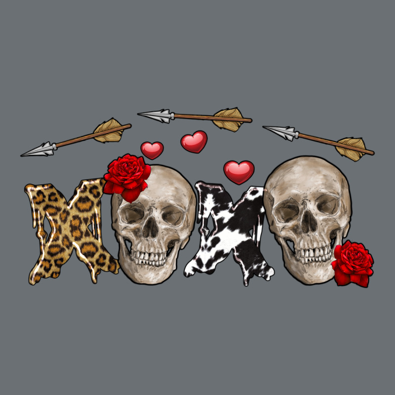 Xoxo Valentine Skulls Valentine's Day Premium Hoodie by FaDigitalArtStudio | Teevron