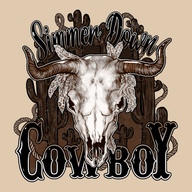 Simmer Down Cowboy Heavyweight Sweatshirt by HowdyJamesFarm | Teevron