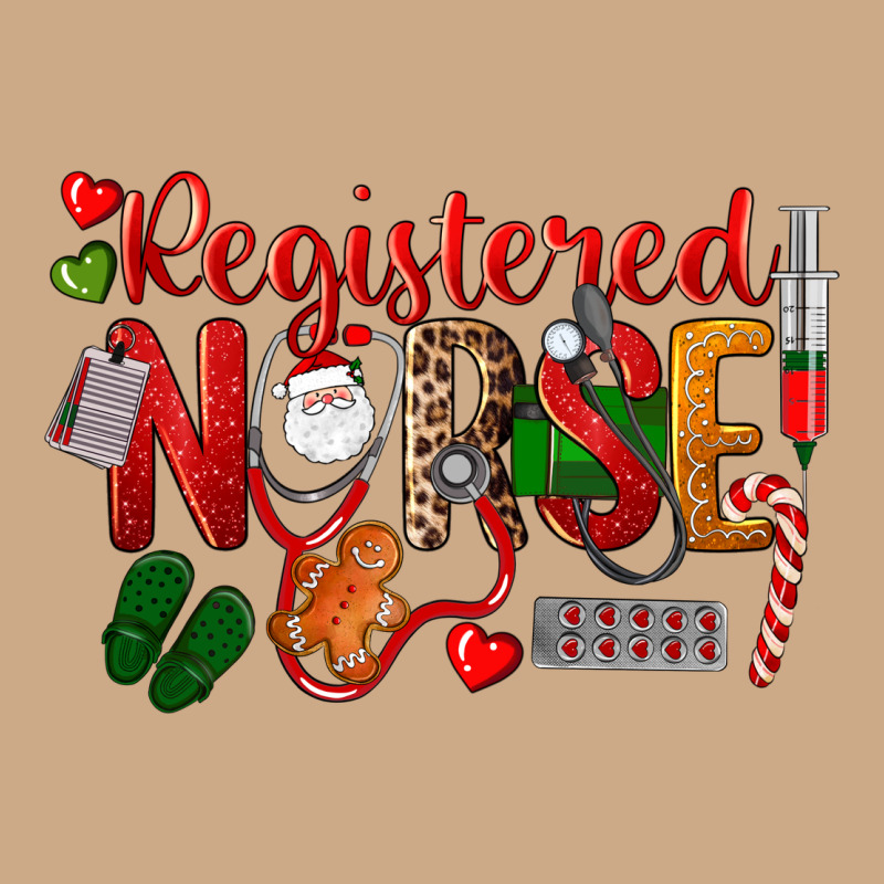 Registered Nurse Christmas Vintage Hoodie by LillyAllenDesigns | Teevron