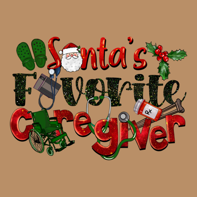 Santa's Favorite Caregiver Christmas Vintage Hoodie by LillyAllenDesigns | Teevron