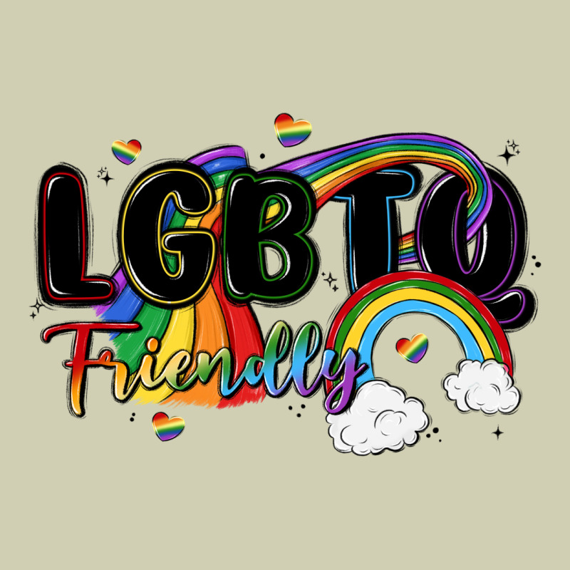 Lgbtq  Friendly Heavy Core Tee by MaliasSmallBusiness | Teevron