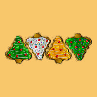Christmas Tree Cookies Vintage Hoodie | Teevron