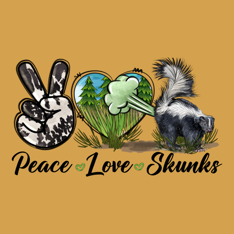 Peace Love Skunks Urban Hoodie by LillyAllenDesigns | Teevron