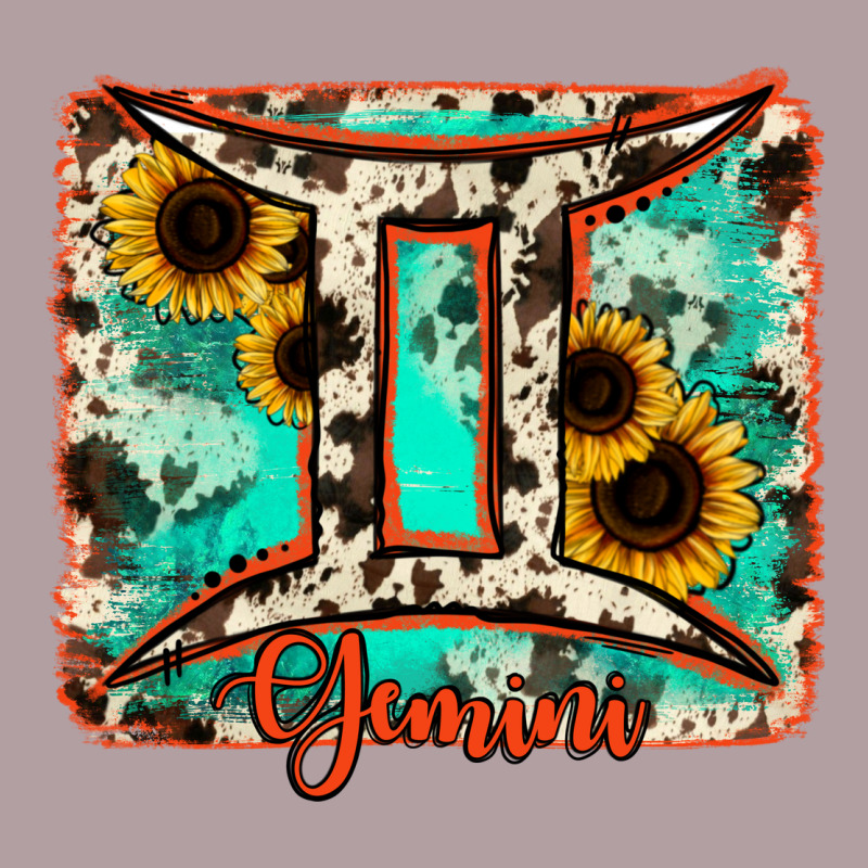 Gemini Turquoise Cowhide Vintage Hoodie by RanaPortraitStore | Teevron