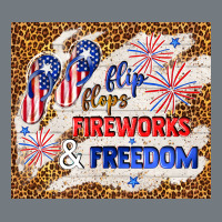 Flip Flops Fireworks & Freedom 4th Of July Heavyweight Sweatshirt | Teevron