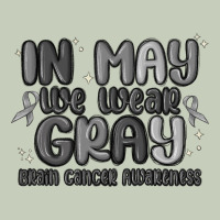 In May We Wear Gray Brain Cancer Awareness Ladies Tee | Teevron