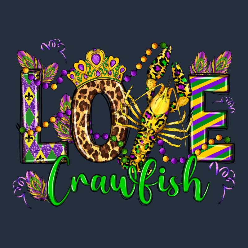 Love Crawfish Mardi Gras Olivia Zipper Hoodie by OliviaCreatesArt | Teevron