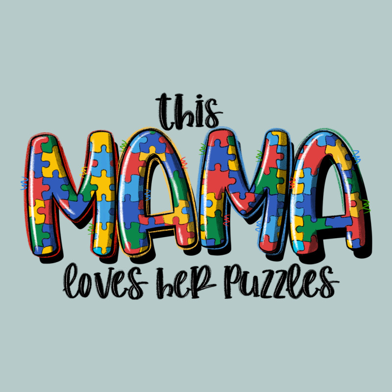 This Mama Loves Her Puzzle Heavy Core Tee by MaliasSmallBusiness | Teevron