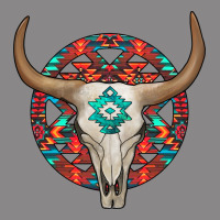Turquoise Aztec Bullskull Vintage Tee | Teevron
