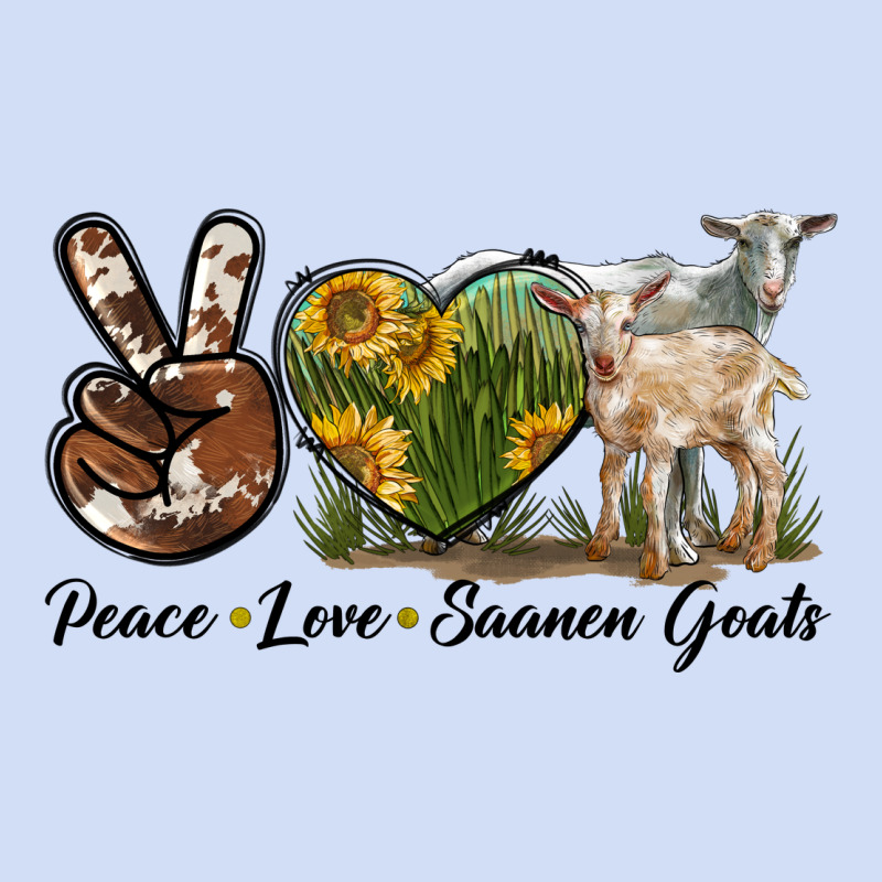 Peace Love Saanen Goats Urban Hoodie by LillyAllenDesigns | Teevron