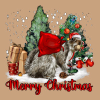 Merry Christmas Gray Squirrel Vintage Tee | Teevron