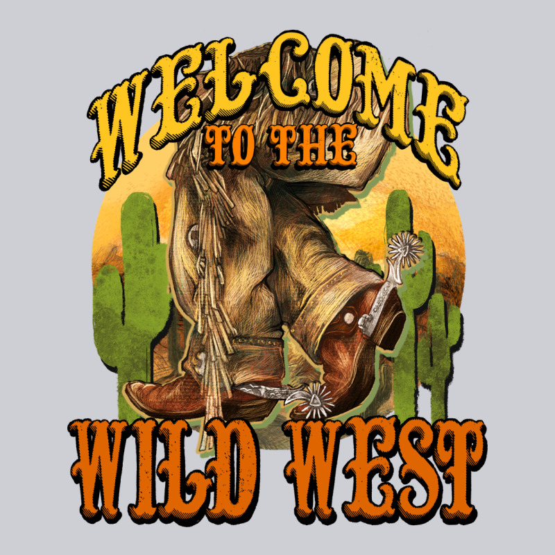 Welcome To The Wild West Cowboy Boots Heavyweight Sweatshirt by HowdyJamesFarm | Teevron