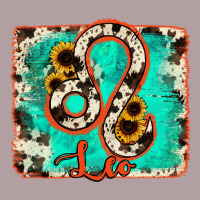 Leo Turquoise Cowhide Vintage Hoodie | Teevron