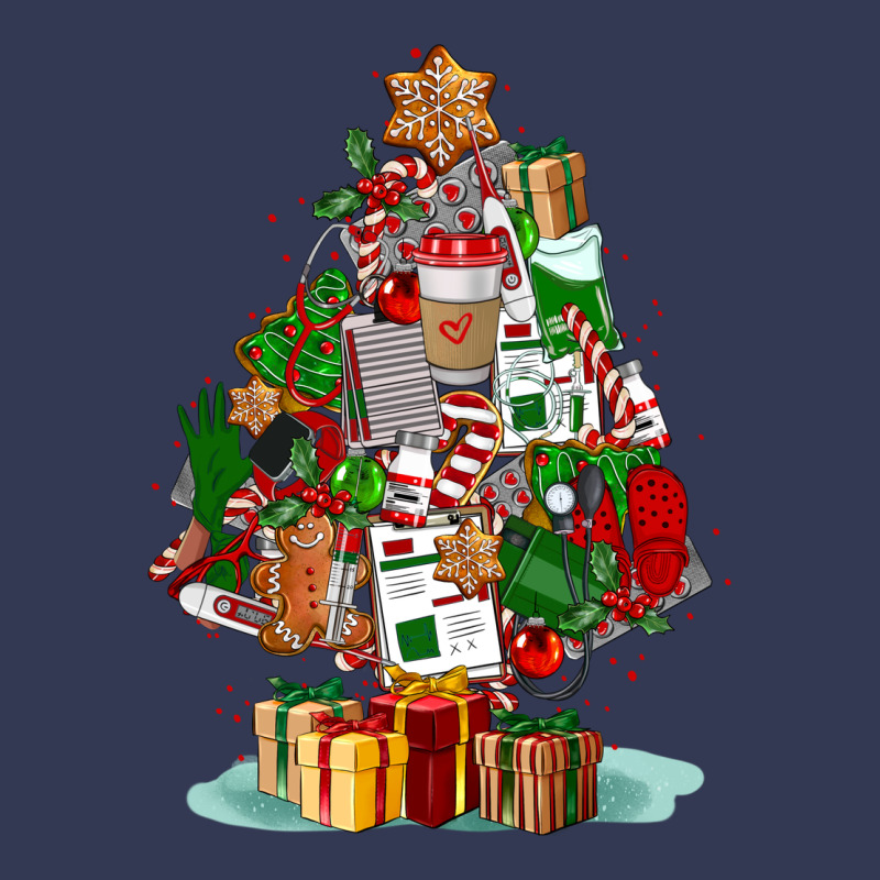 Nurse Christmas Tree Heavyweight Hoodie by FaDigitalArtStudio | Teevron