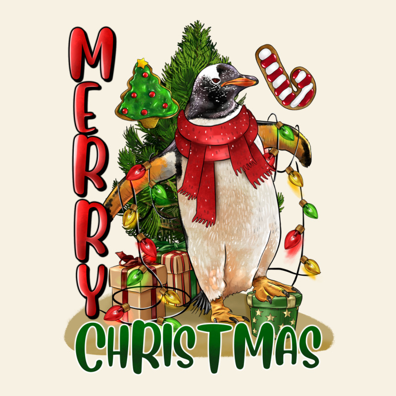 Merry Christmas Penguin Vintage Tee by LillyAllenDesigns | Teevron