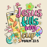 Easter Jesus Fills My Cup Premium Tee | Teevron