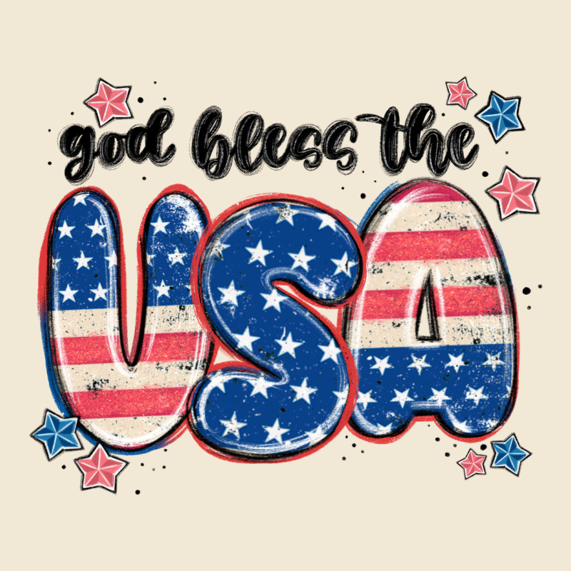 God Bless America Ladies Tee by MaliasSmallBusiness | Teevron