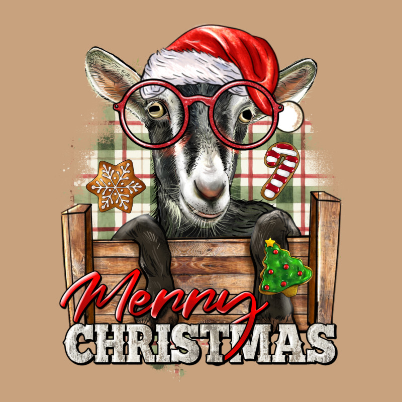Merry Christmas Alpine Goat Vintage Tee by LillyAllenDesigns | Teevron