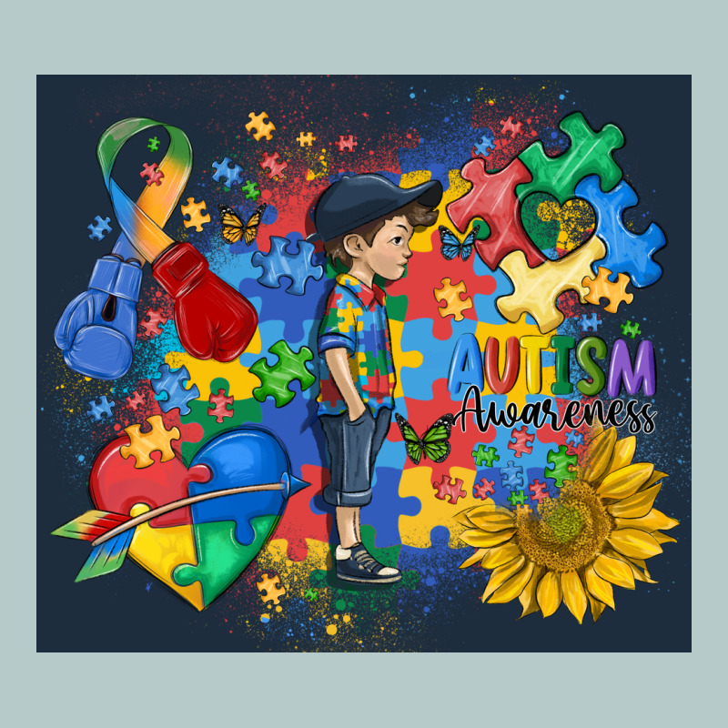 Autism Awareness Heavy Core Tee by MaliasSmallBusiness | Teevron