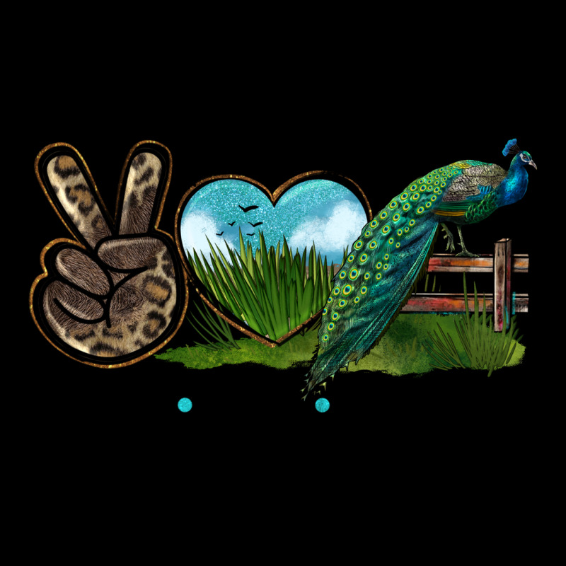Peace Love Peacock Urban Hoodie by LillyAllenDesigns | Teevron