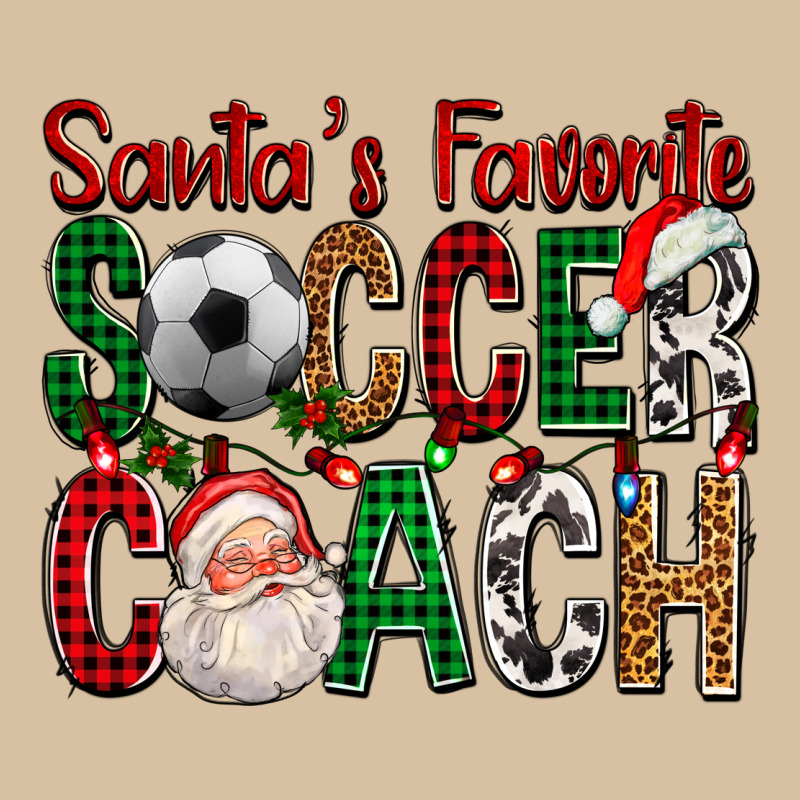Santa's Favorite Soccer Coach For Christmas Heavyweight Hoodie by FaDigitalArtStudio | Teevron